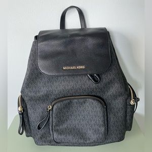 Michael Kors (MK) Backpack with Gold Hardware